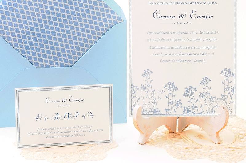 Invitación de boda Parma