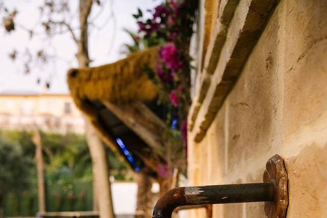 Detalle fuente jardines