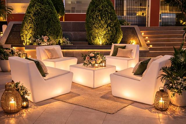 Decoración iluminada