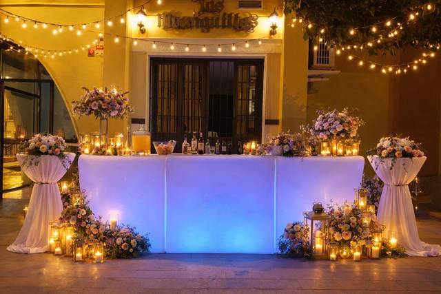 Decoración iluminada