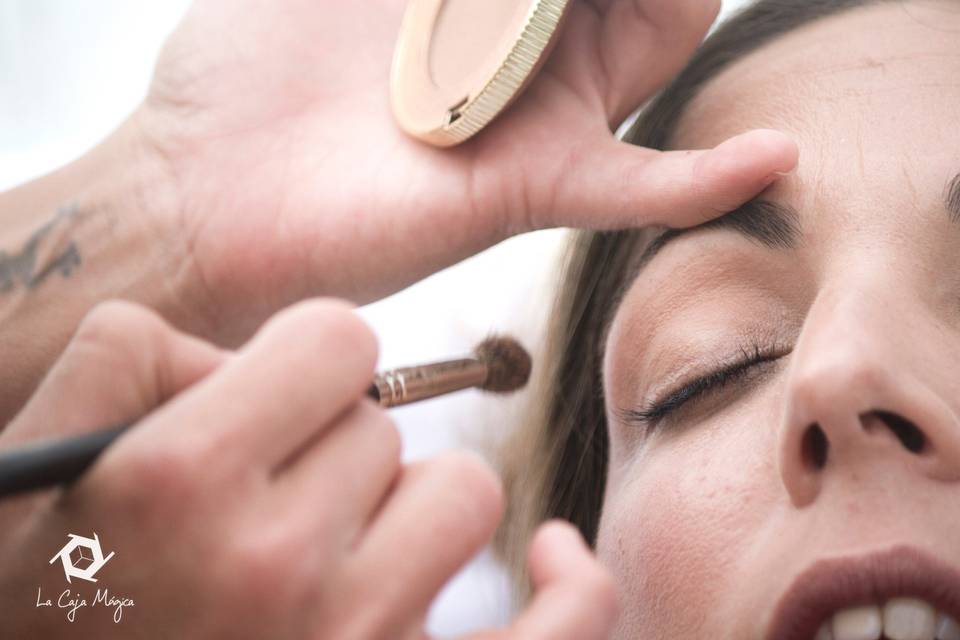 Preparativos de la novia