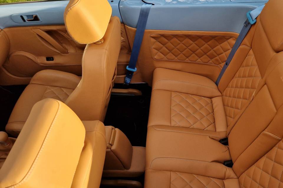 Interior del Beetle Chic Azul