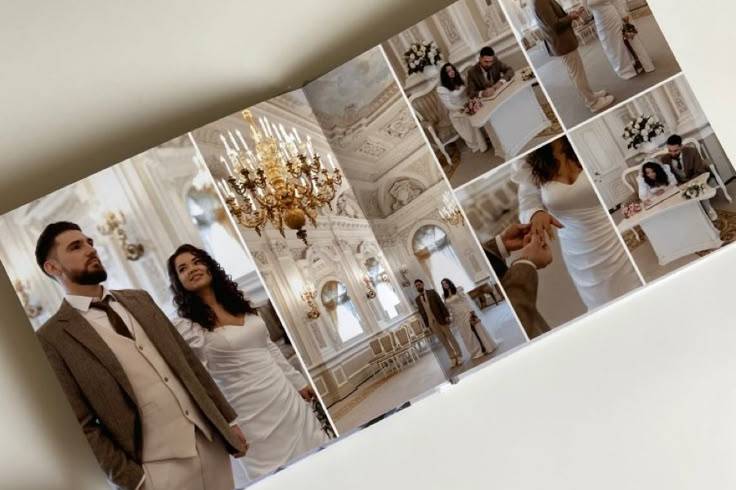 Album de bodas interior