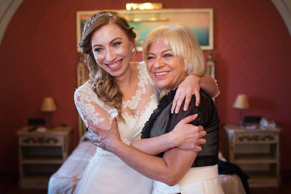 Martyna y su madre