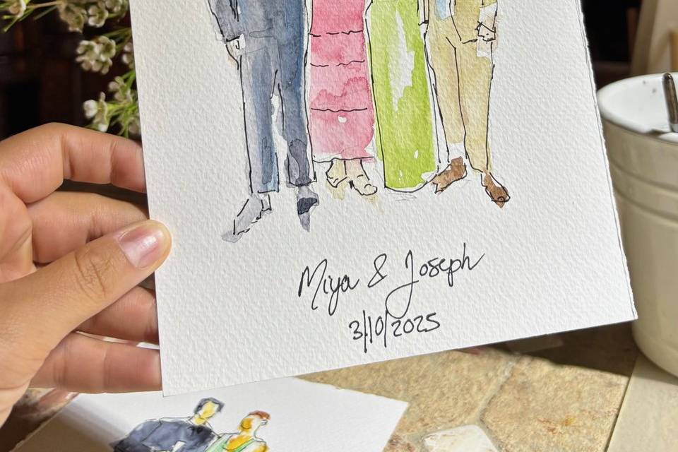 Retratos de invitados