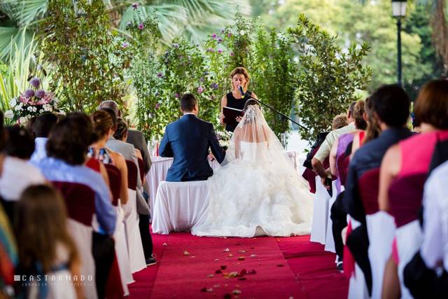 Ceremonia en jardines