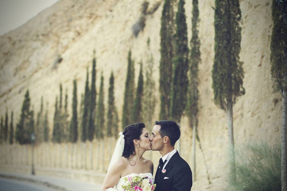 Besos al atardecer