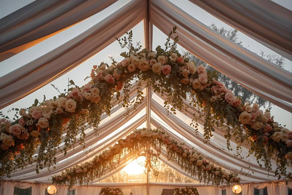 Carpa decoración