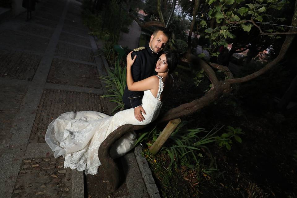 Patio postboda