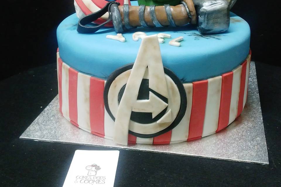 Tarta Avengers