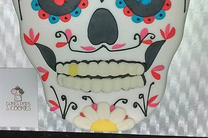 Tarta Mexican skull