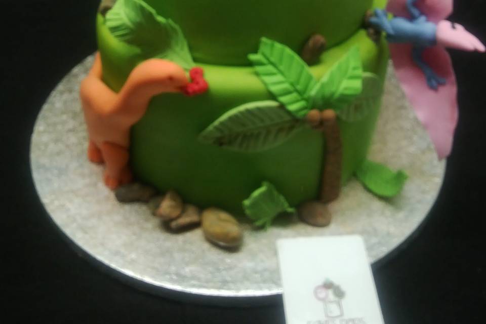 Tarta dinosaurios