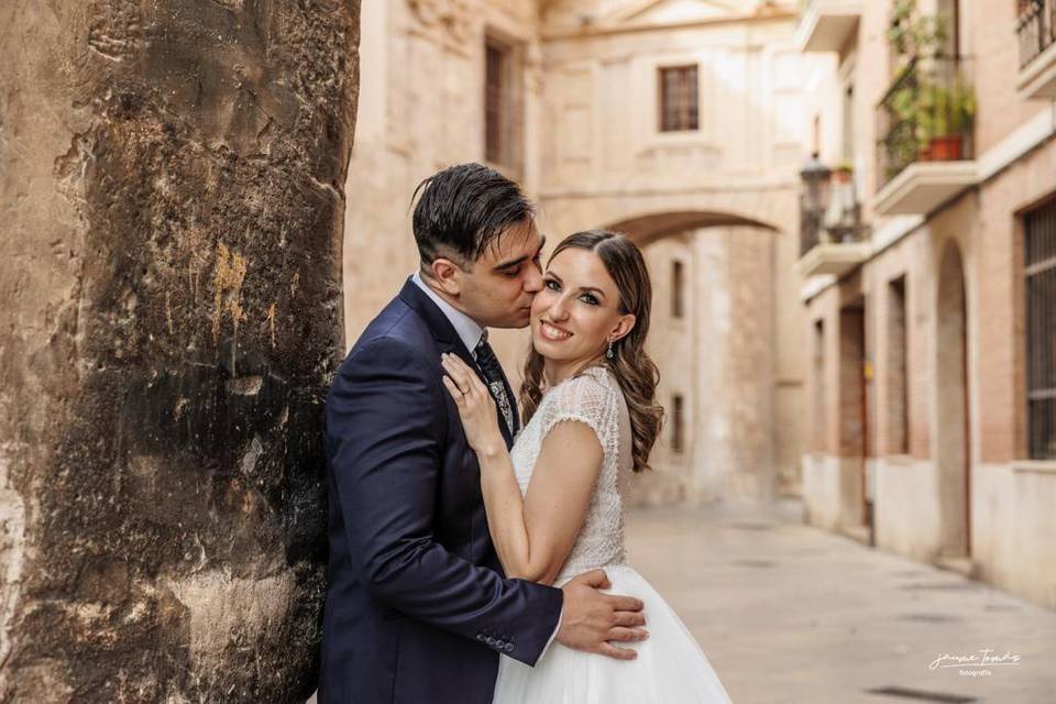 Una novia radiante