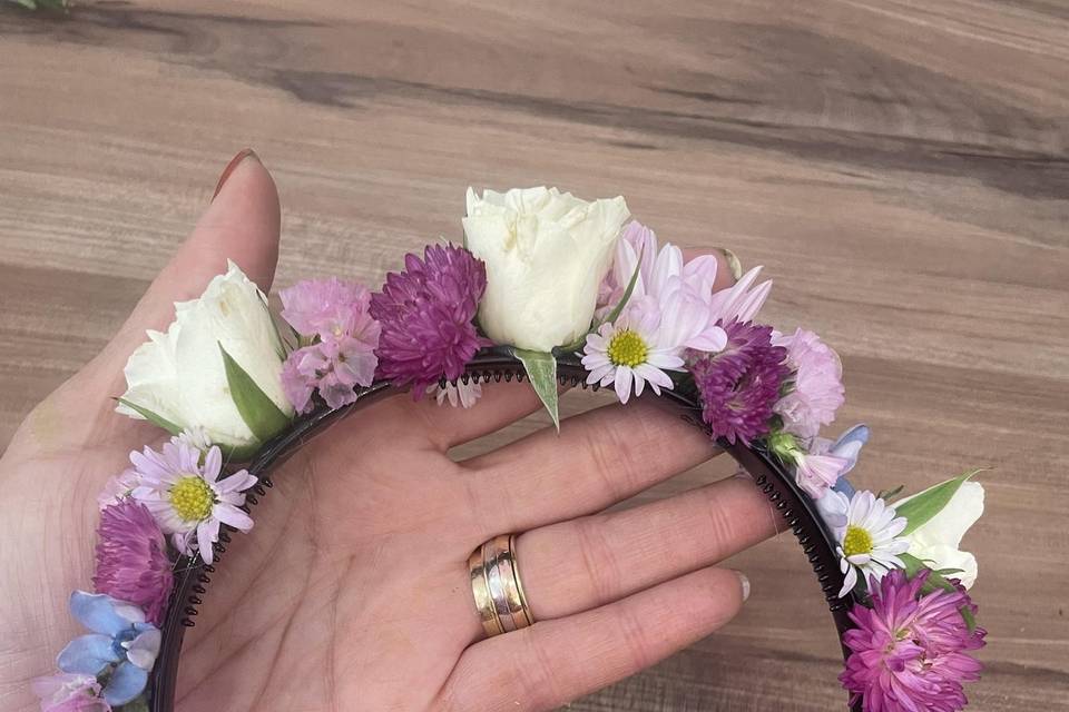 Tiara de flores