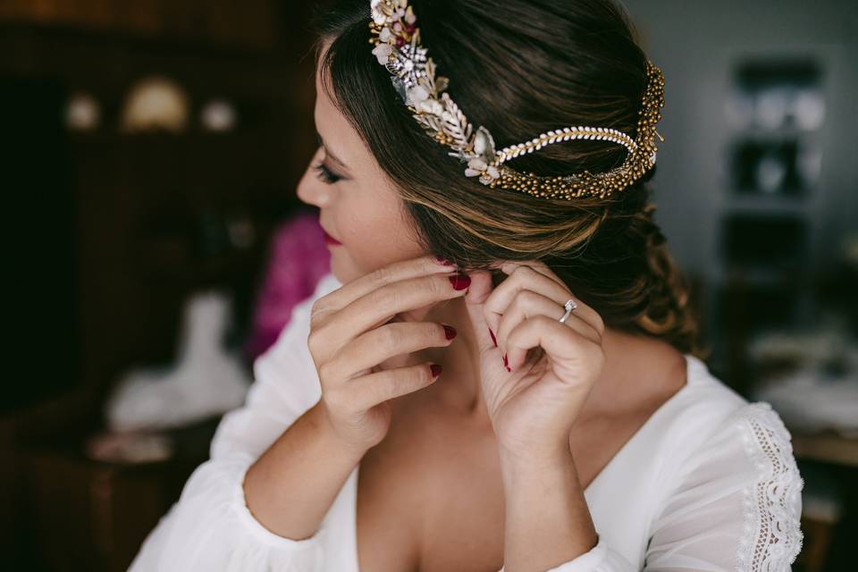 Tiara trenzada