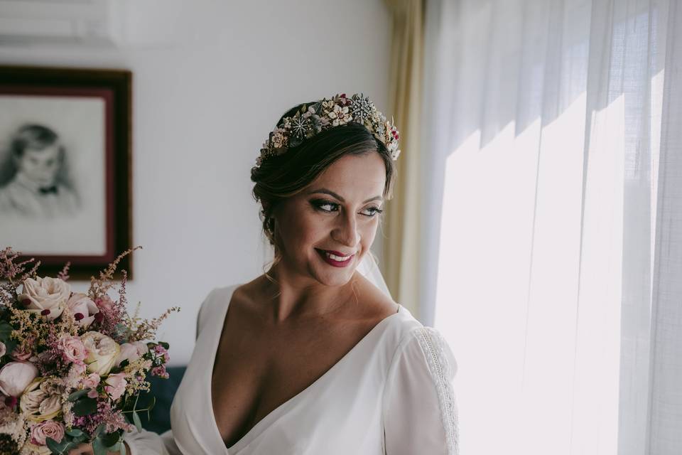 Tiara trenzada