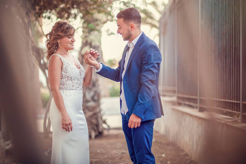 Momento íntimo postboda