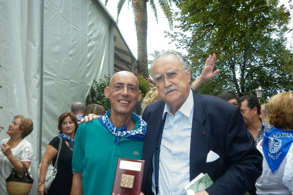 Entrega de premio Aste Nagusia