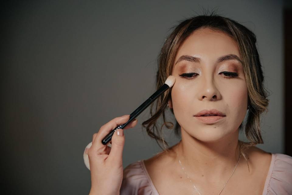 Maquillaje natural de novia
