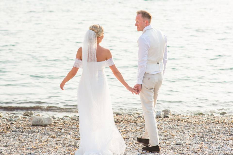 Los novios y el mar