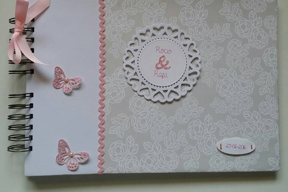 Libro de firmas personalizado