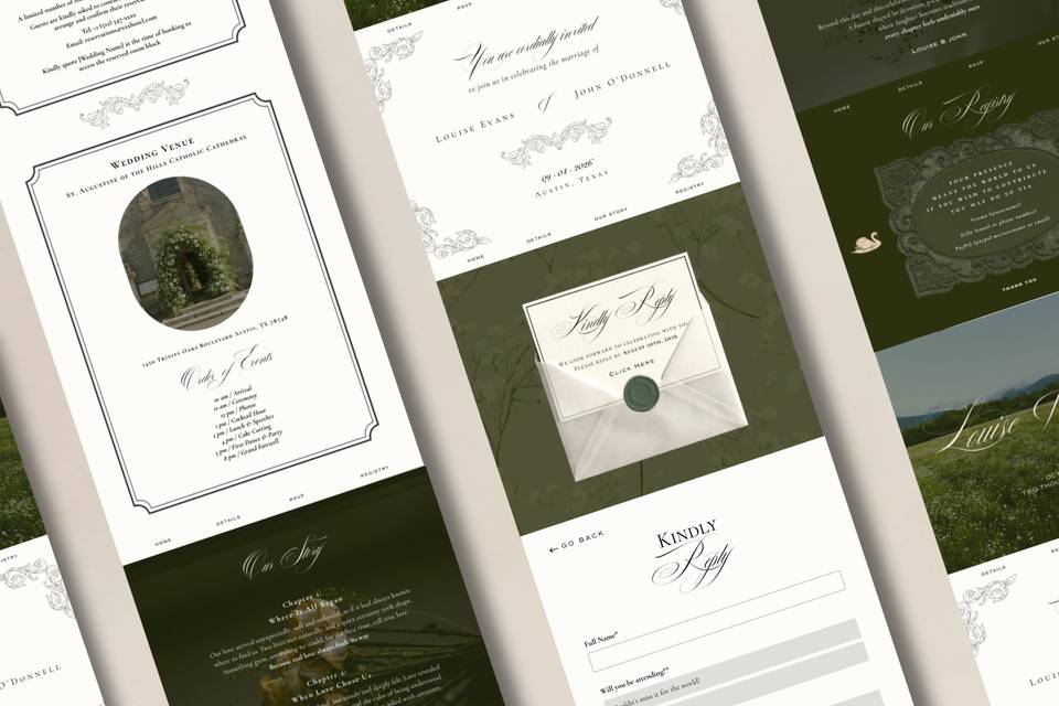 Website de Boda - Oliva
