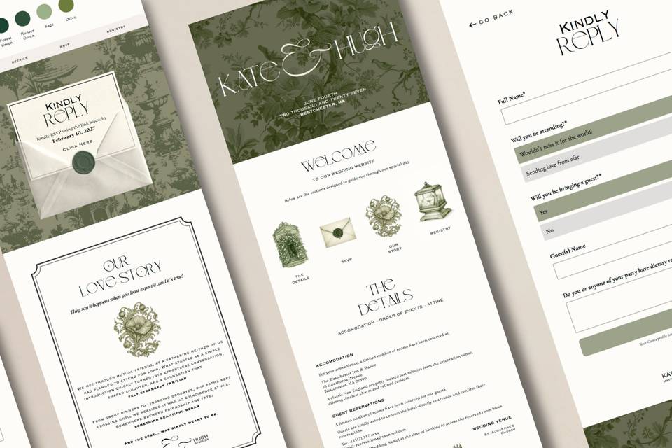 Website de Boda - Oliva