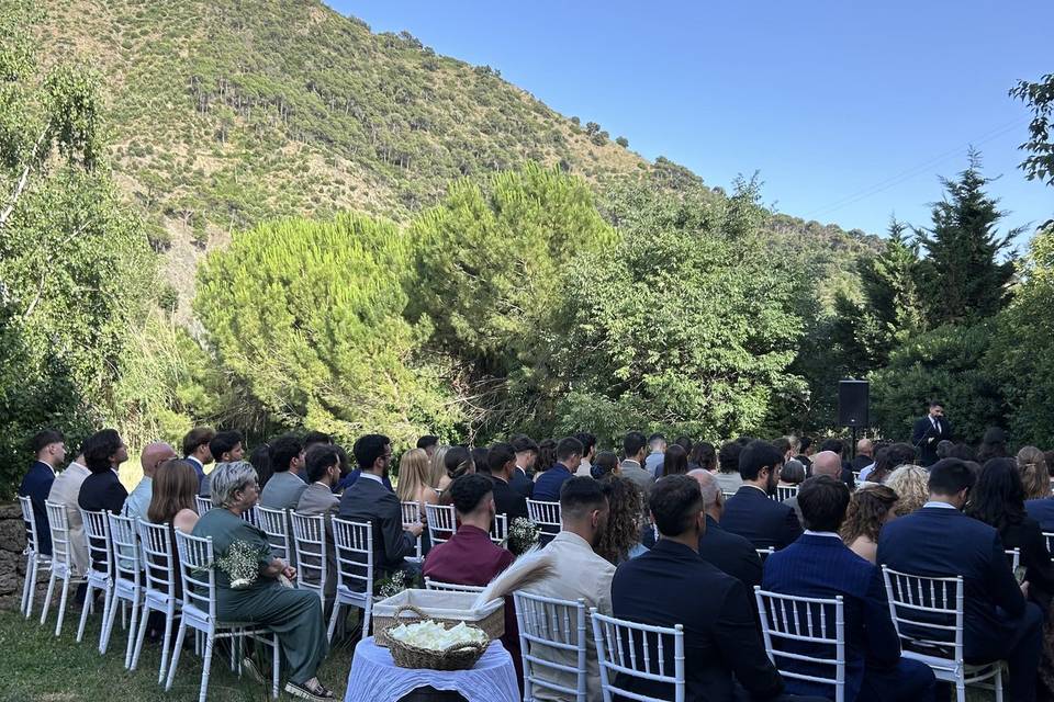 Ceremonía vista montaña