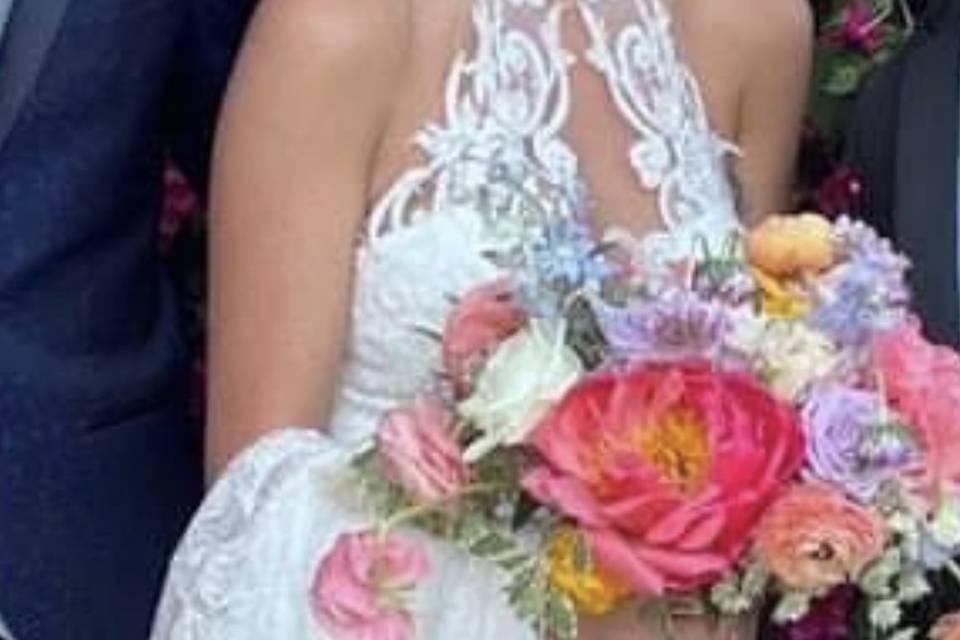 Novia con tiara personalizada