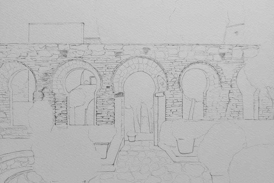 Boceto lugar invitación