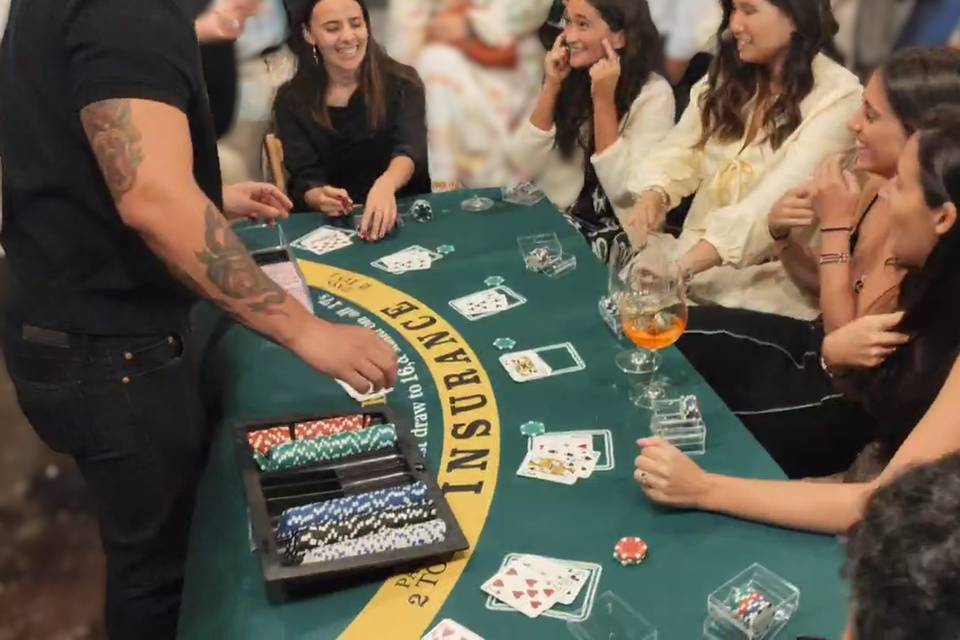Mesa en bautizo