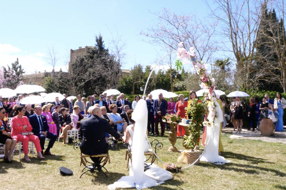 Ceremonia zona piscina