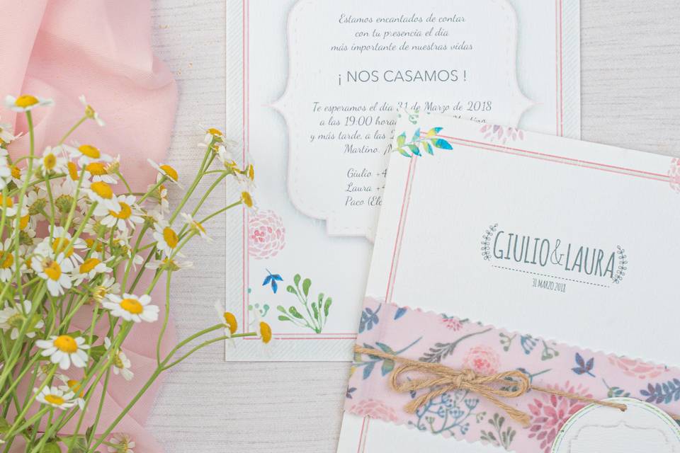 Invitación de boda