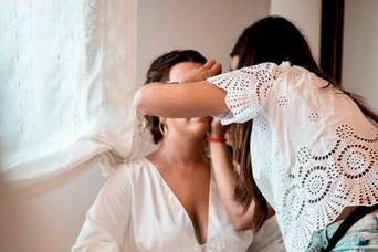 Preparando a la novia