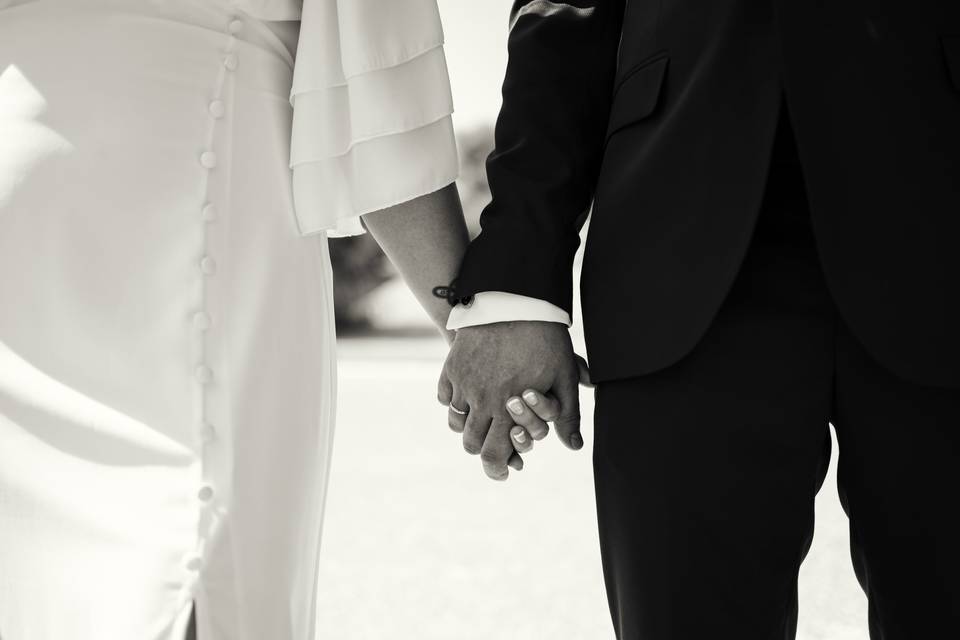 Bodas la pera manos