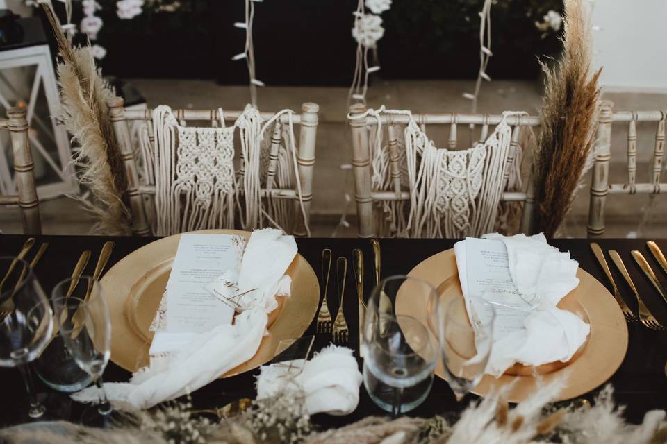 Boho table