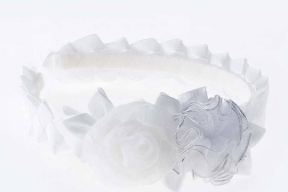 Diadema en blanco