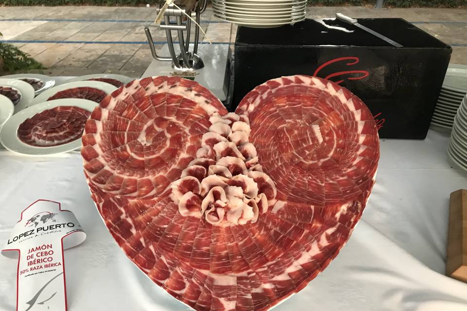 Corazón de jamón
