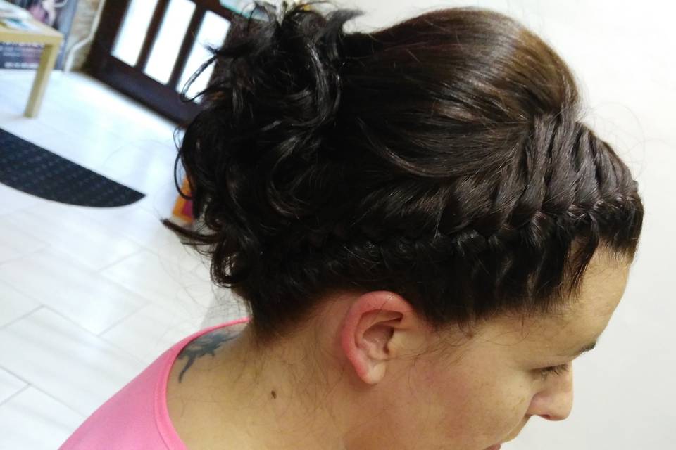 Trenzas en recogido