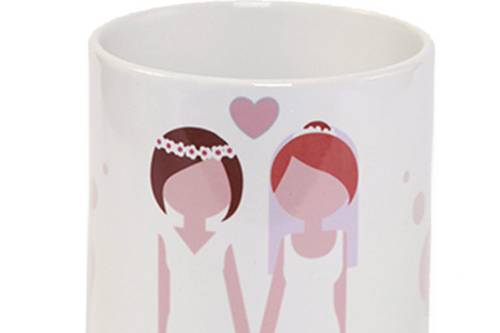 Taza boda lesbiana