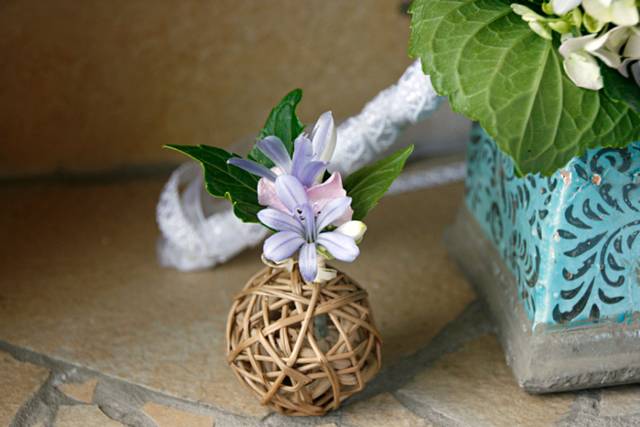 Prendido con hortensia