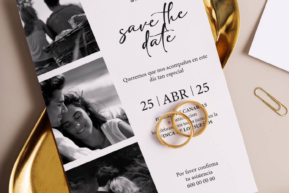 Ejemplo invitación con fotos