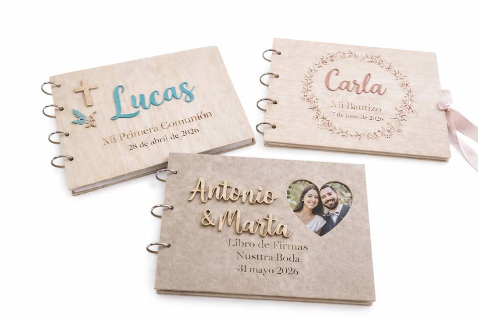 Libro de firmas o fotos