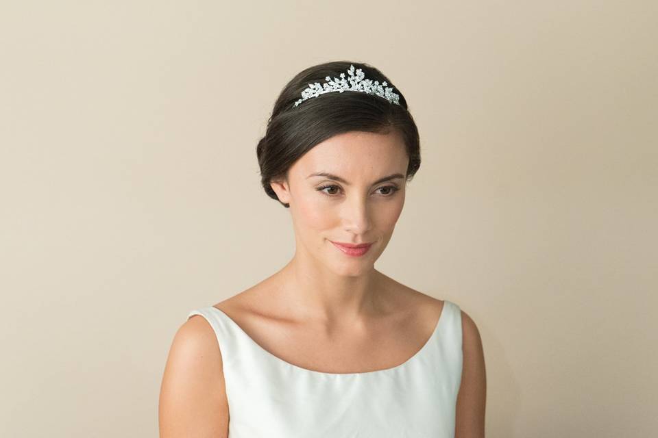 Tiara de novia Angelina