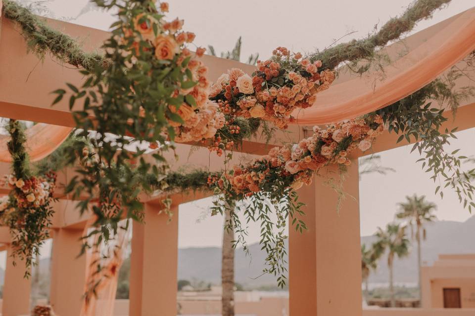 Decoración techos verdes