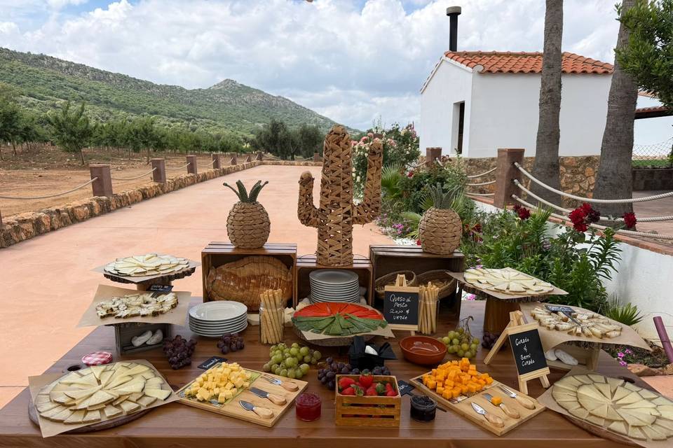 Mesa quesos comunión