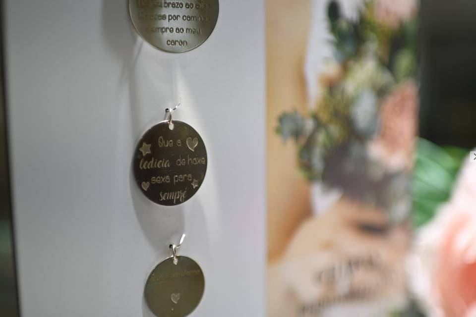 Chapas personalizadas en plata