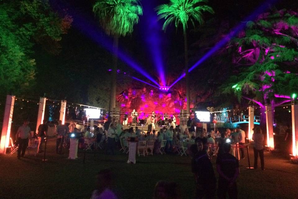 Iluminación de evento