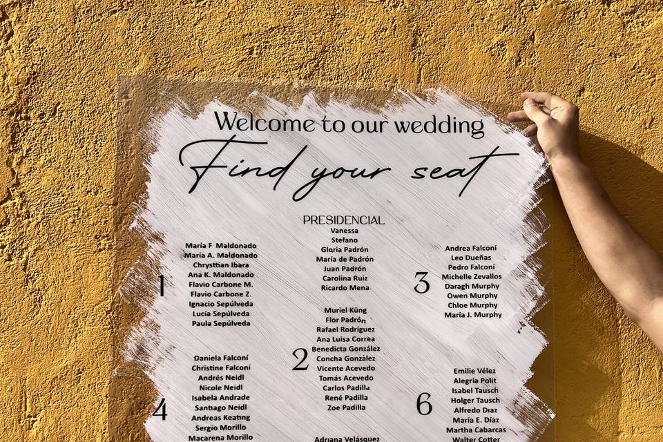 Seating plan