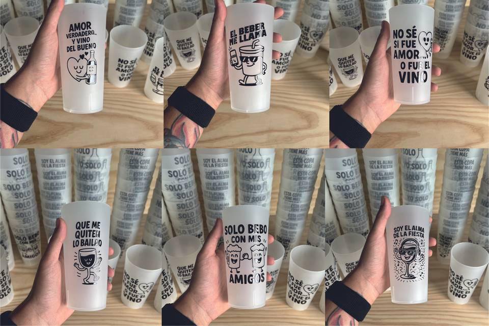 Vasos personalizados